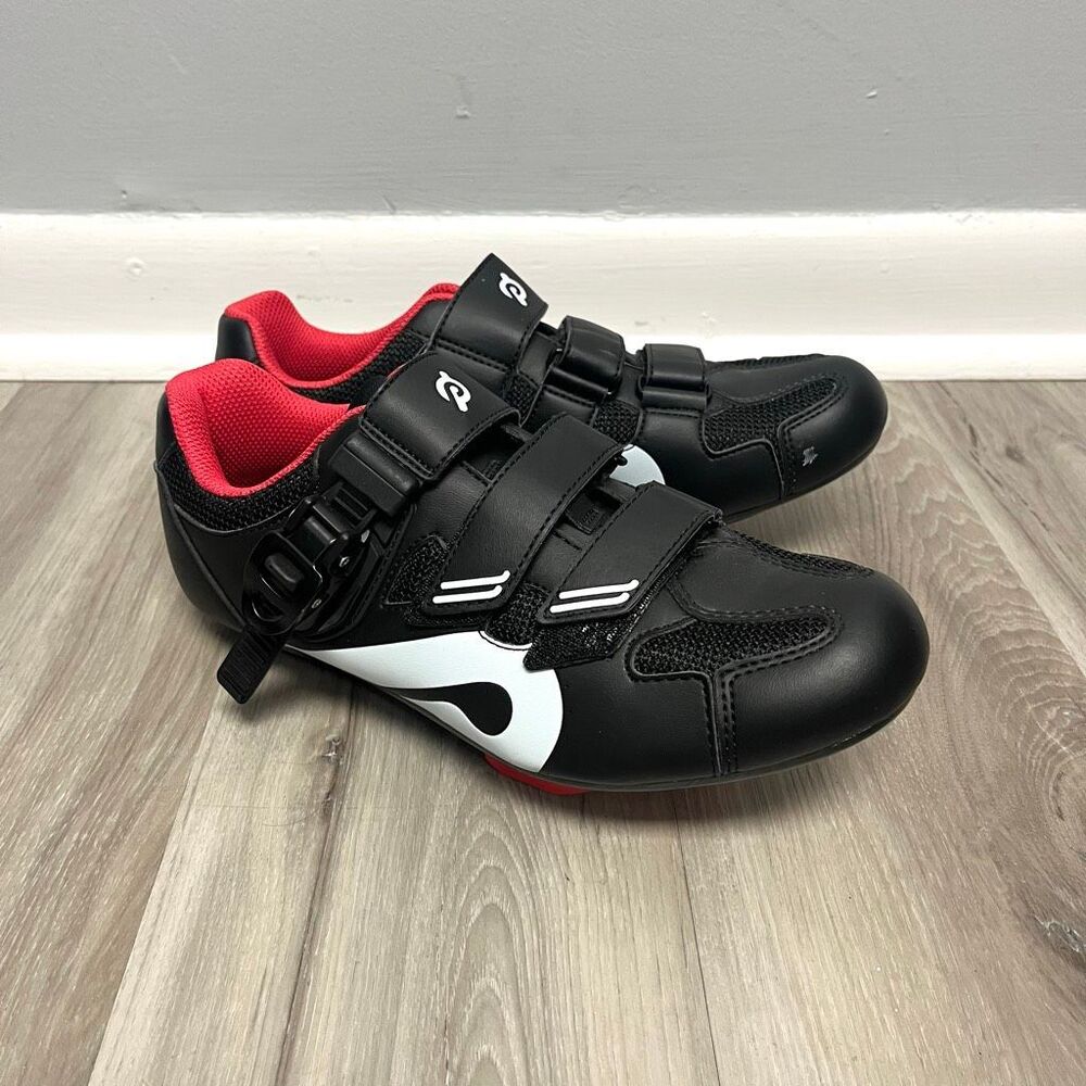 Peloton Black/Red Locking Adjustable Clip-in Cycling Shoes‎ EU 40 / US M 7 / W 9